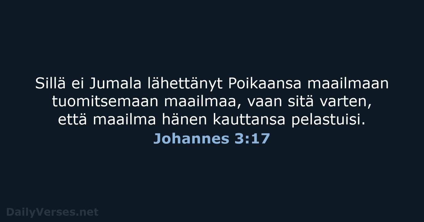 Johannes 3:17 - KR38