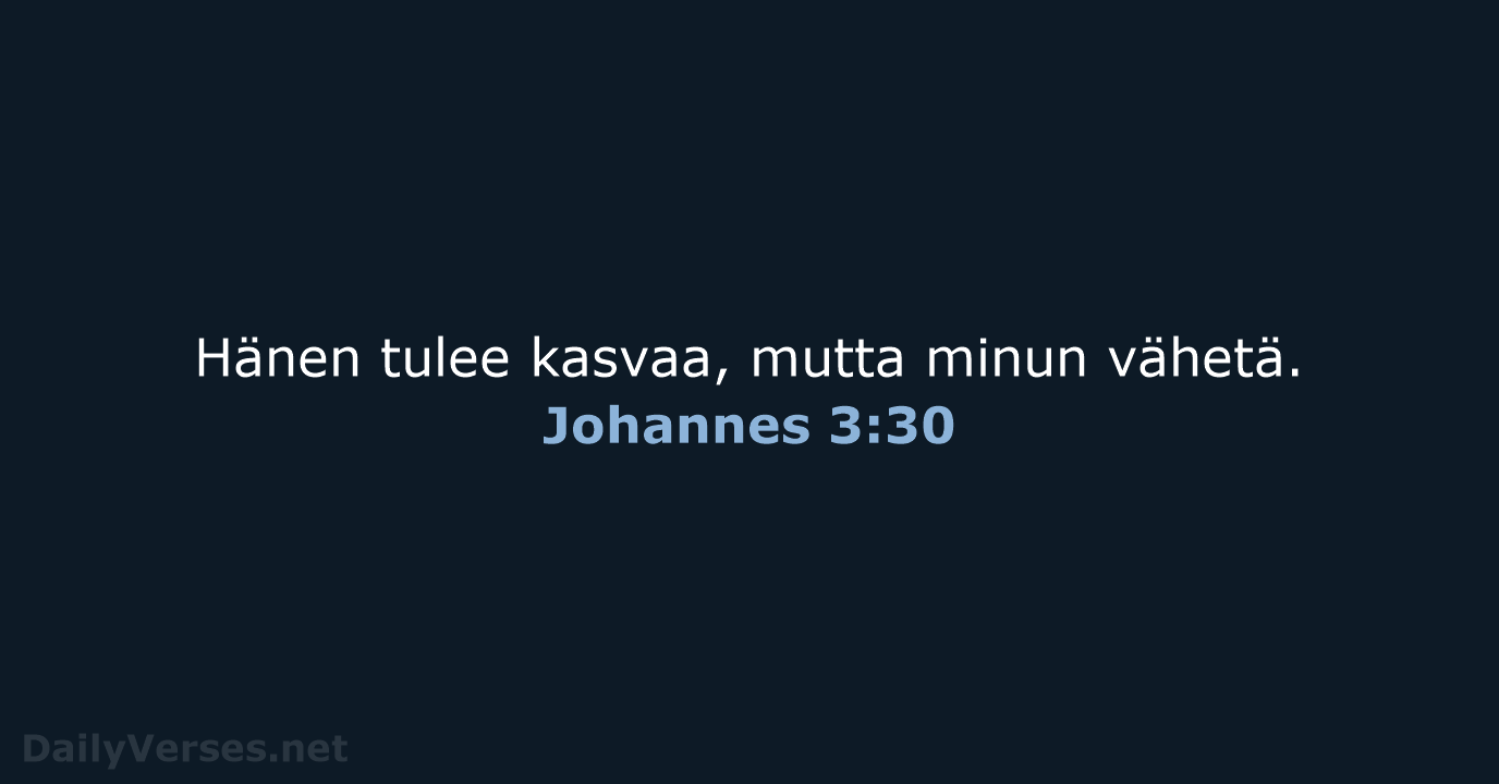 Johannes 3:30 - KR38