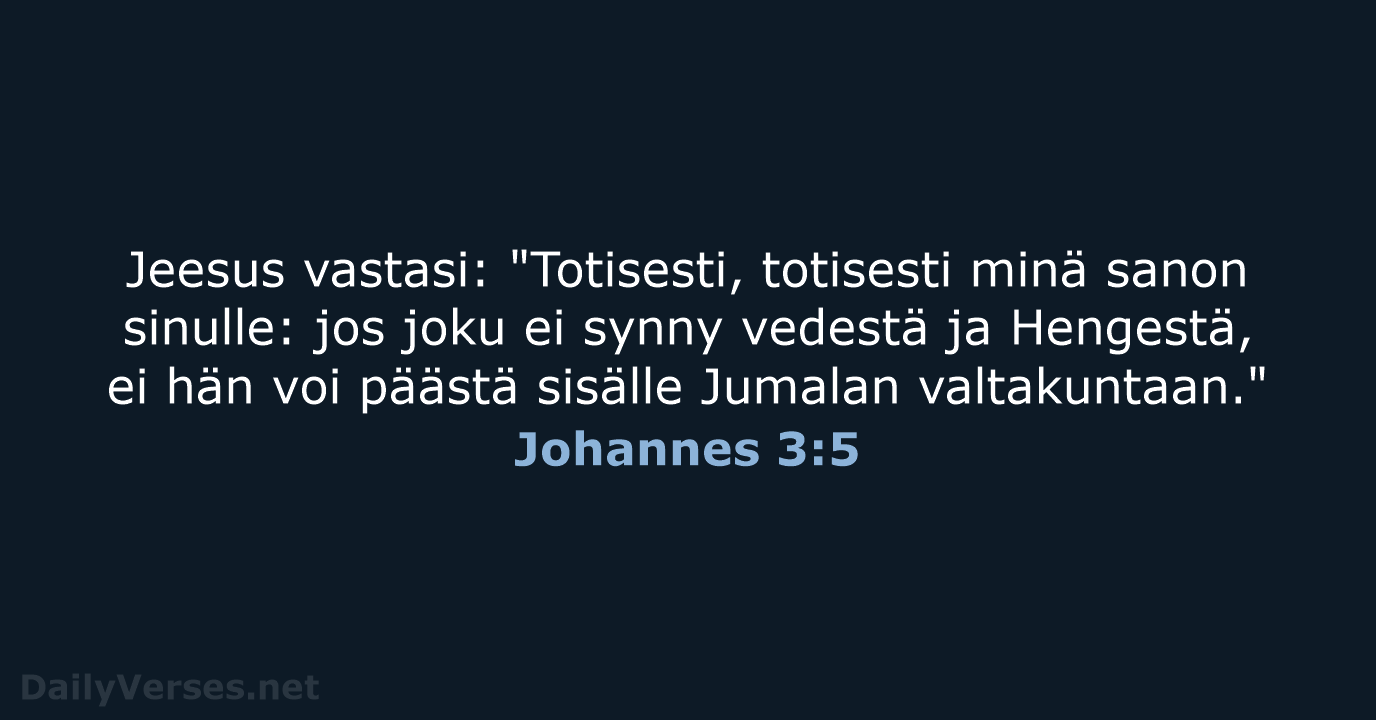 Johannes 3:5 - KR38