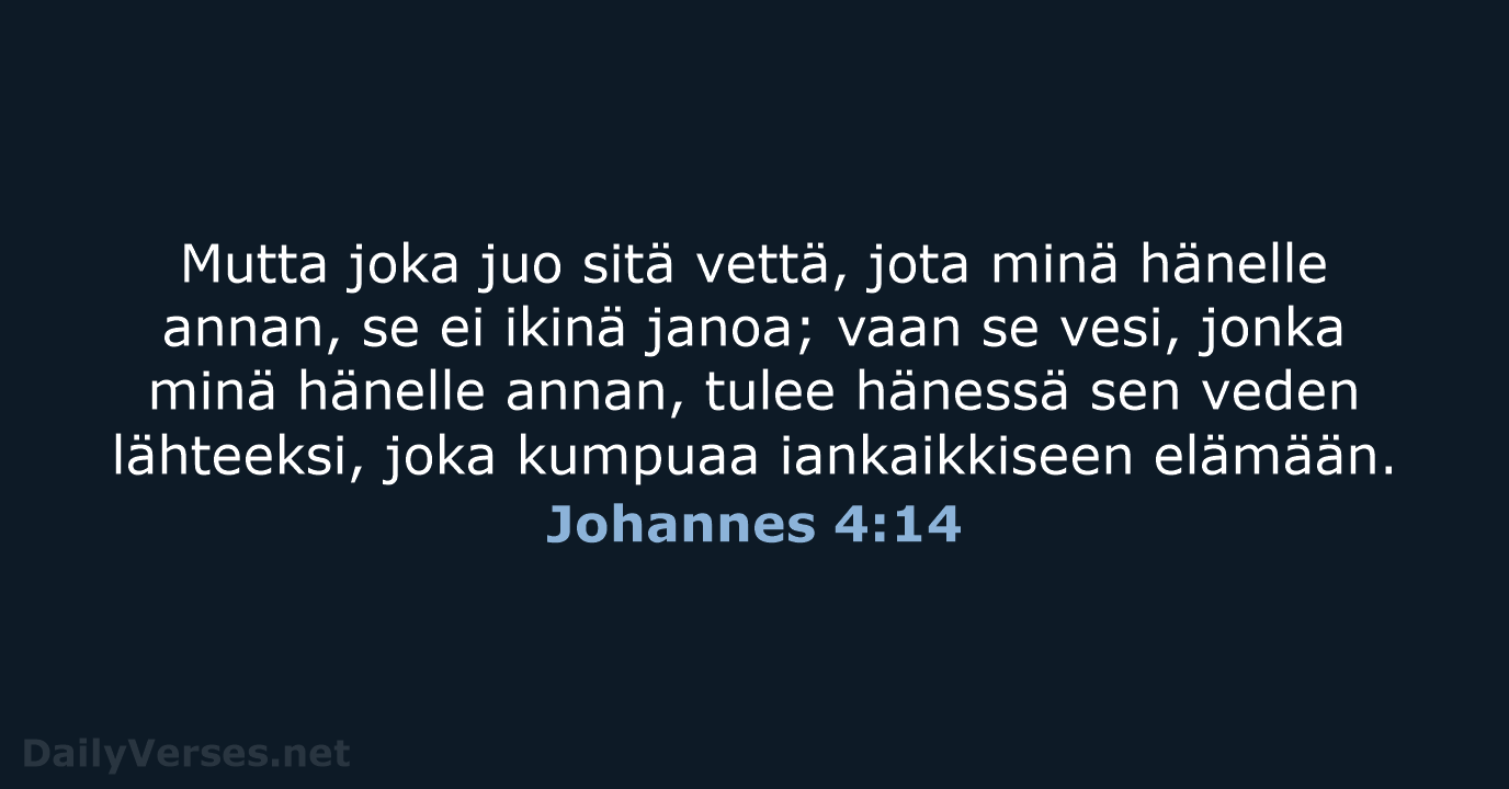 Johannes 4:14 - KR38