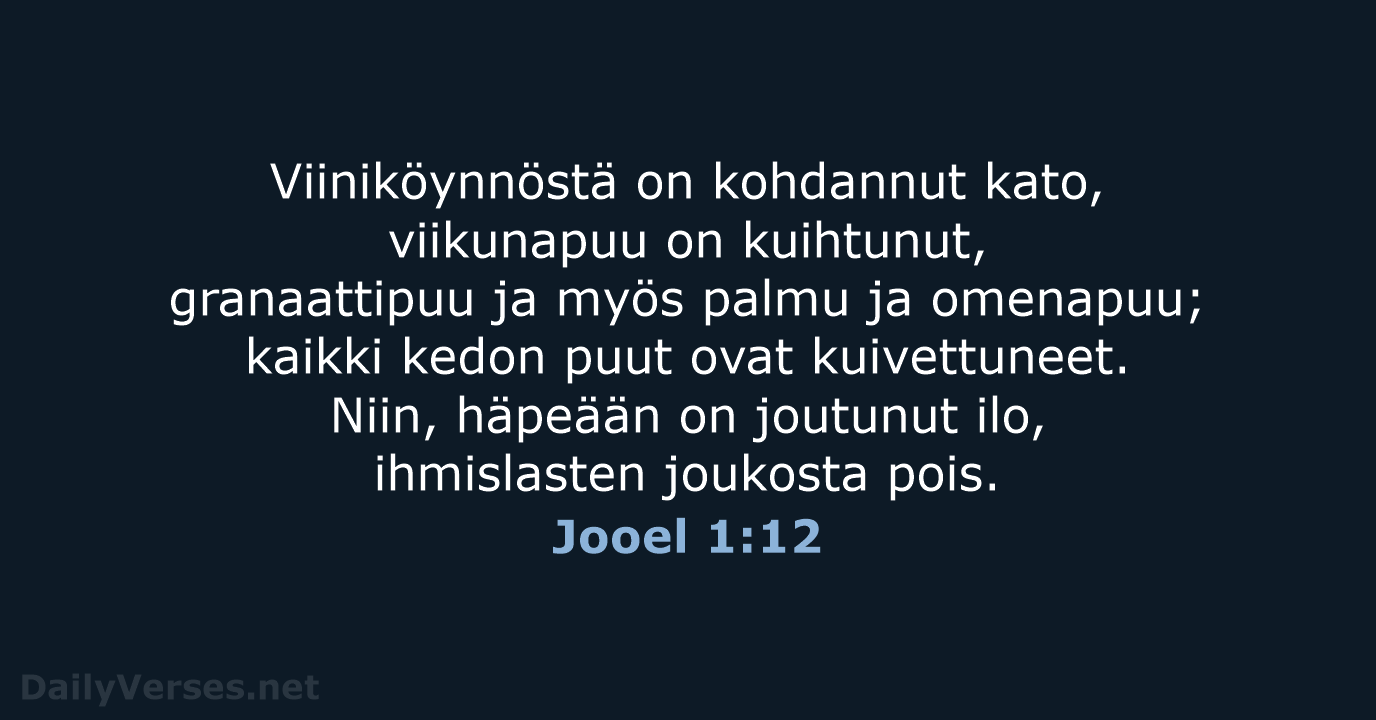 Jooel 1:12 - KR38