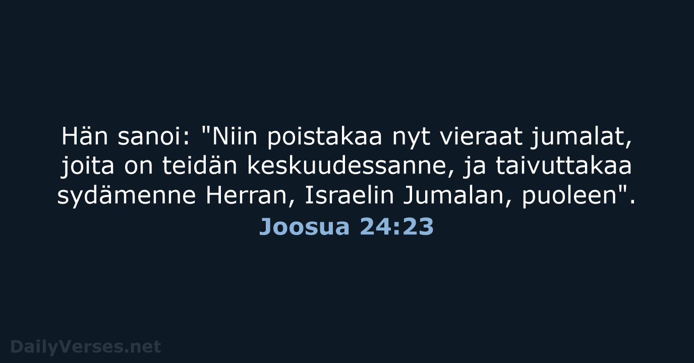 Joosua 24:23 - KR38