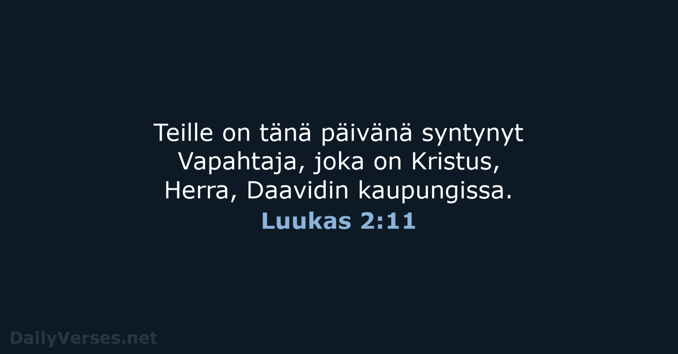 Luukas 2:11 - KR38