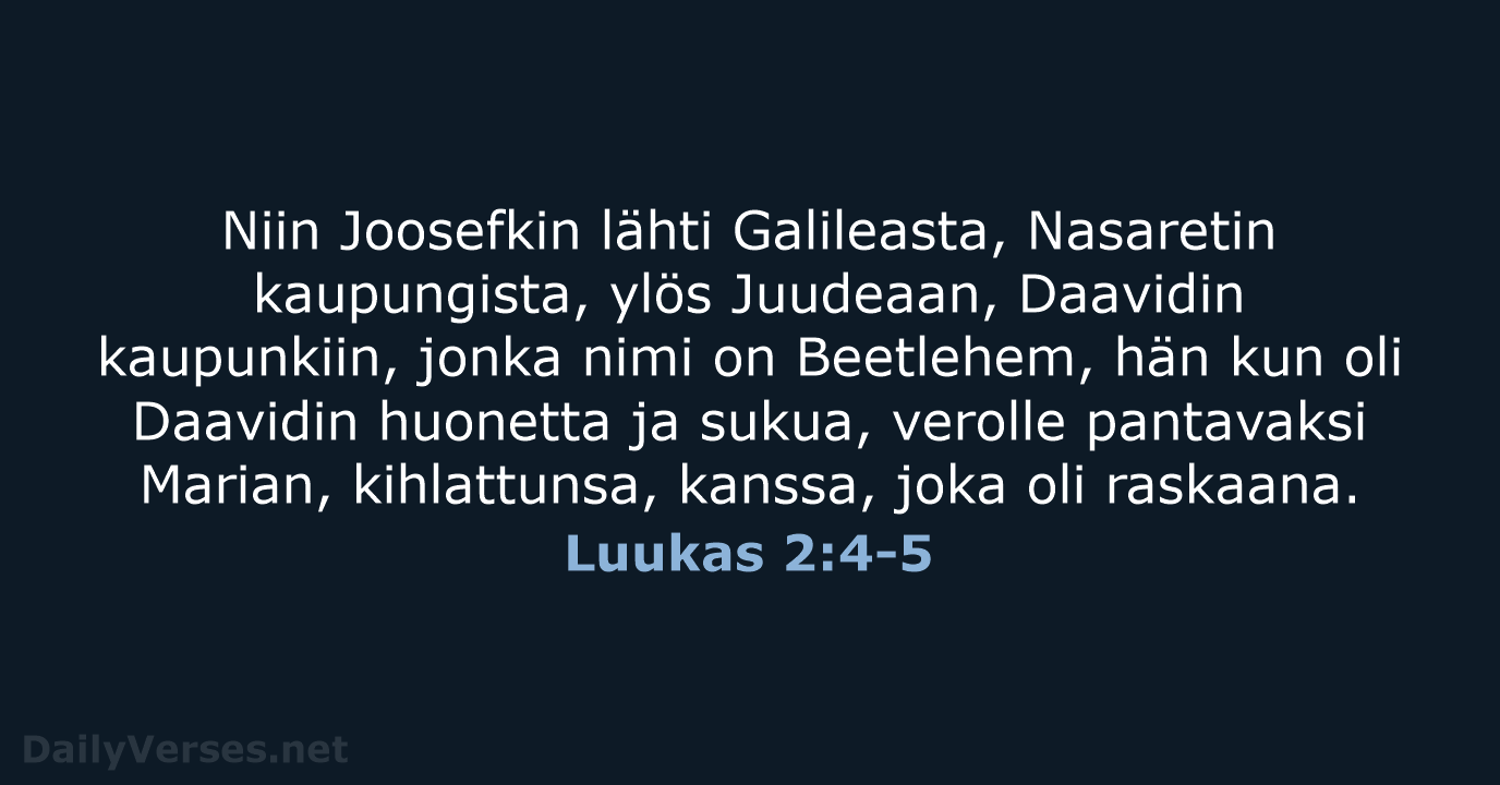 Luukas 2:4-5 - KR38