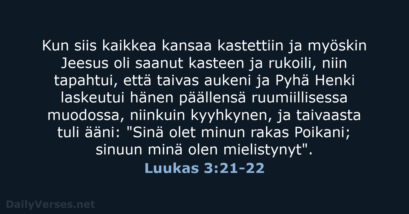 Luukas 3:21-22 - KR38