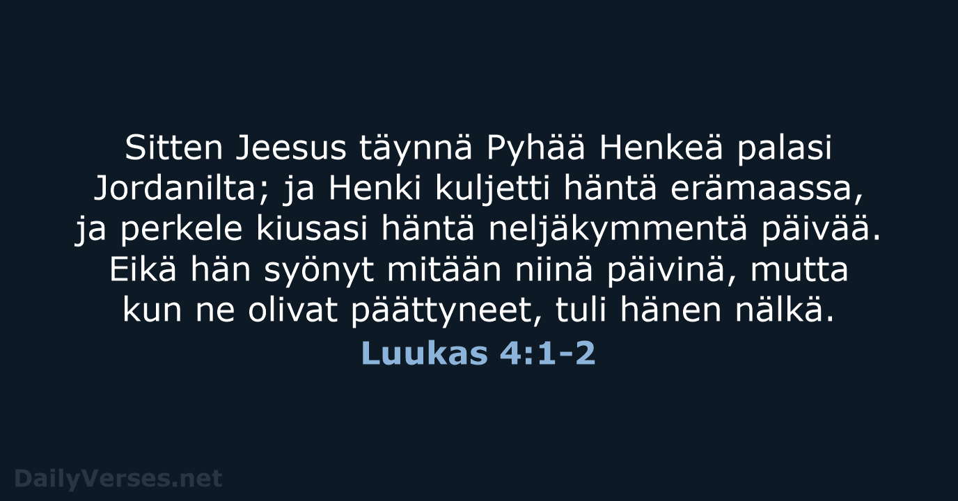 Luukas 4:1-2 - KR38