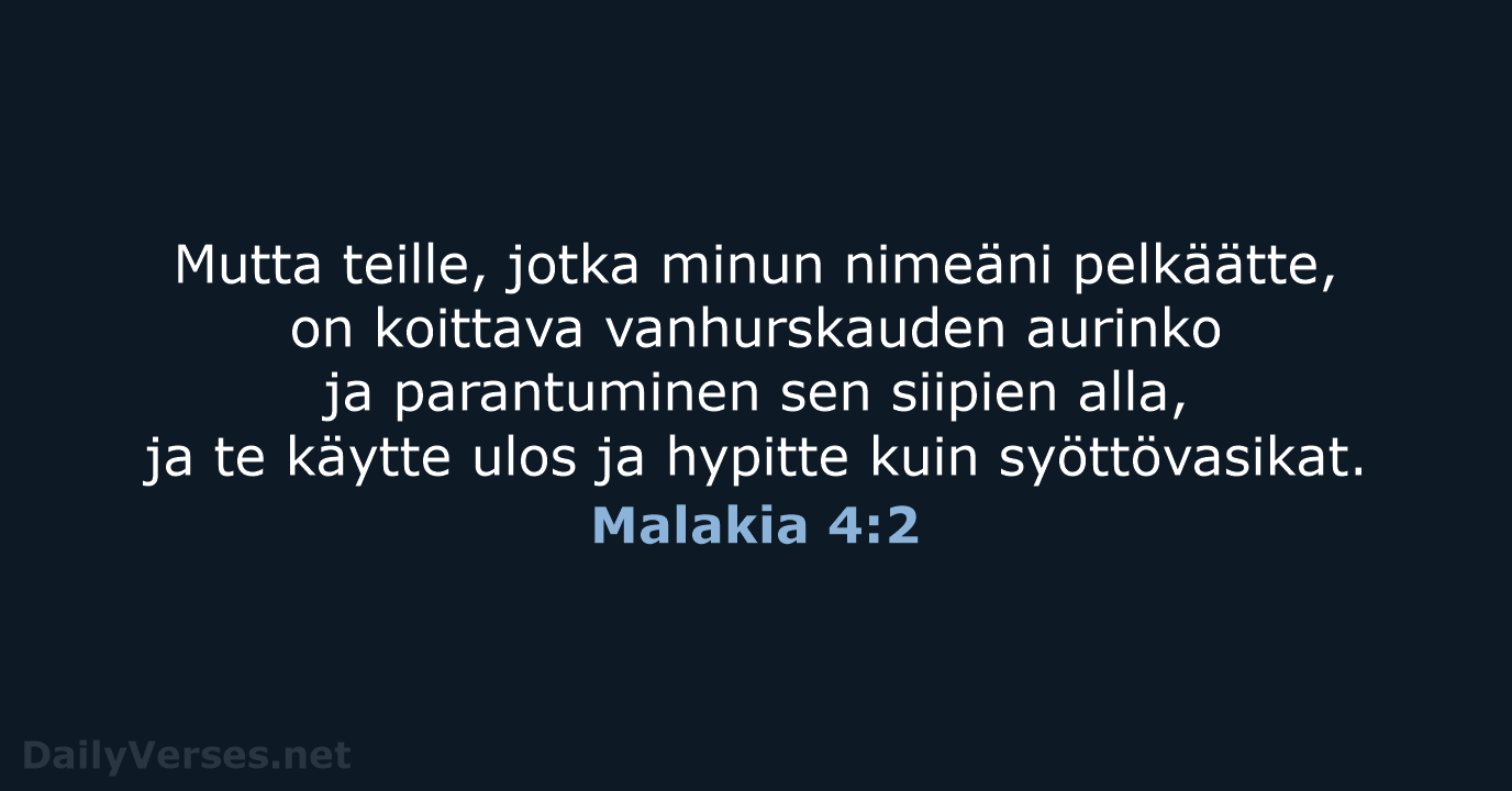 Malakia 4:2 - KR38