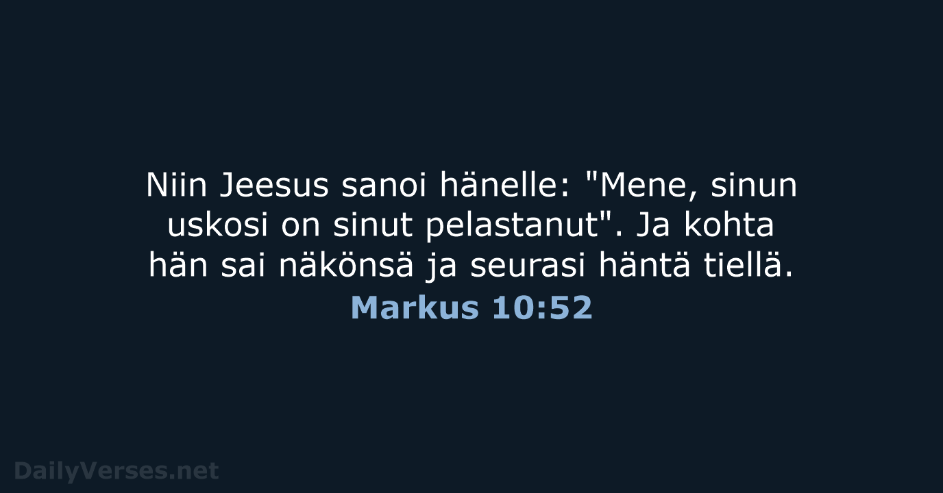 Markus 10:52 - KR38