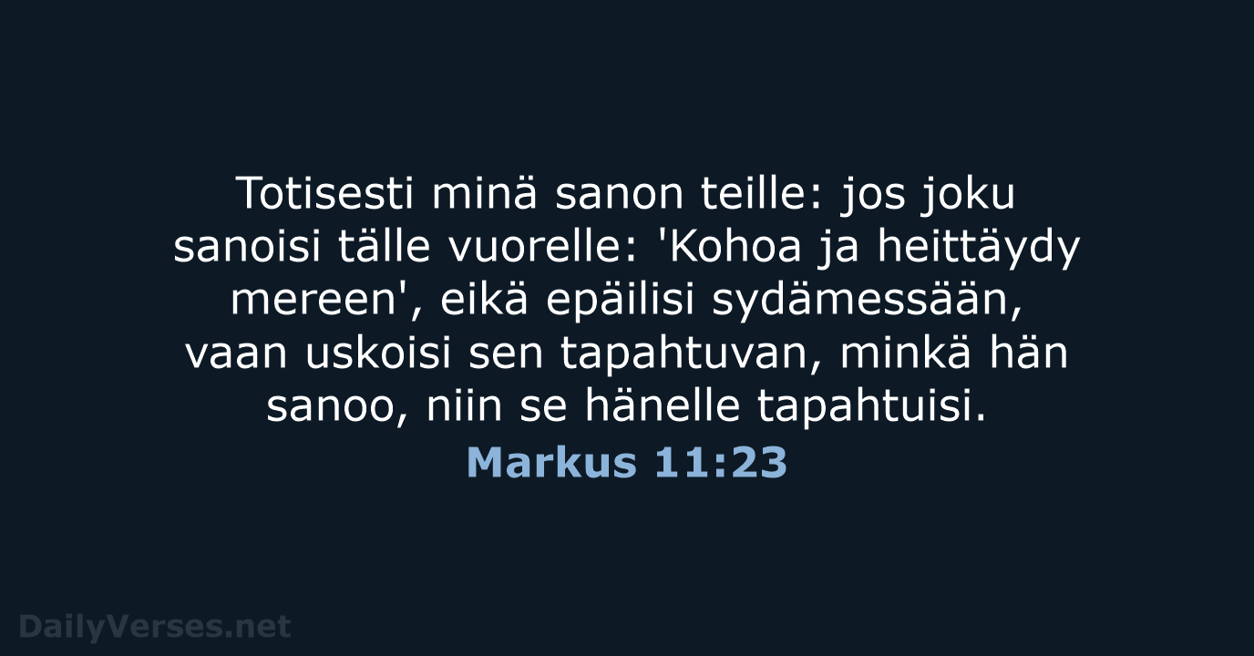 Markus 11:23 - KR38