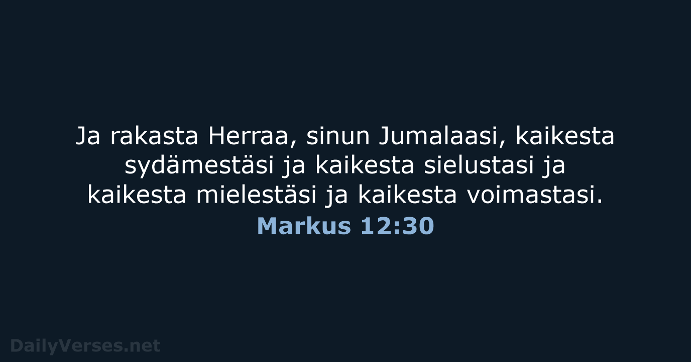 Markus 12:30 - KR38