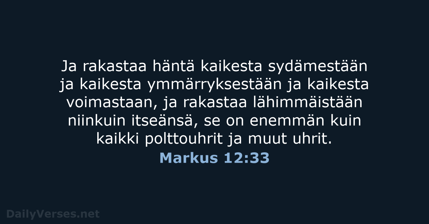 Markus 12:33 - KR38