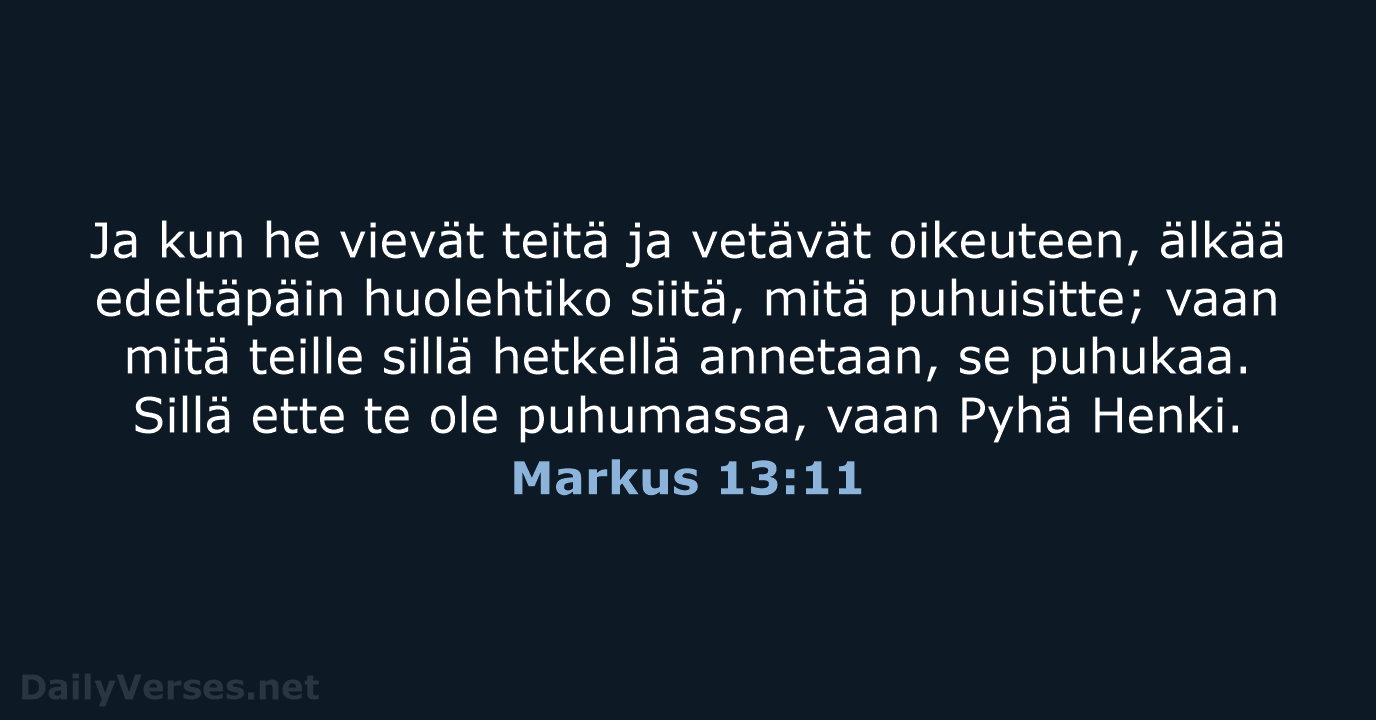 Markus 13:11 - KR38