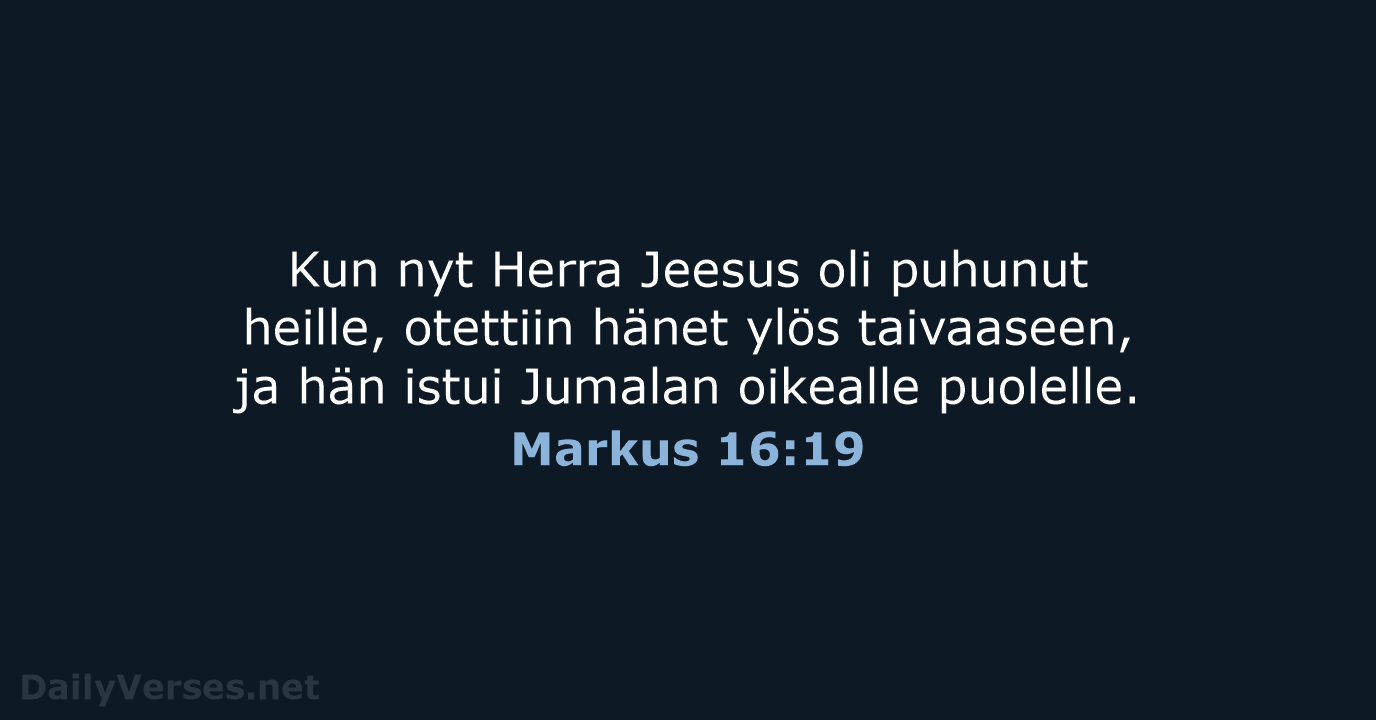 Markus 16:19 - KR38