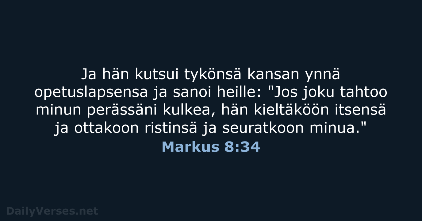 Markus 8:34 - KR38