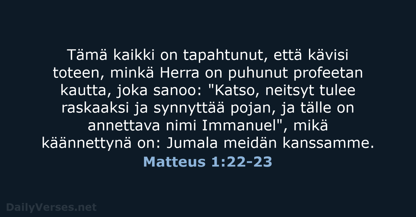 Matteus 1:22-23 - KR38