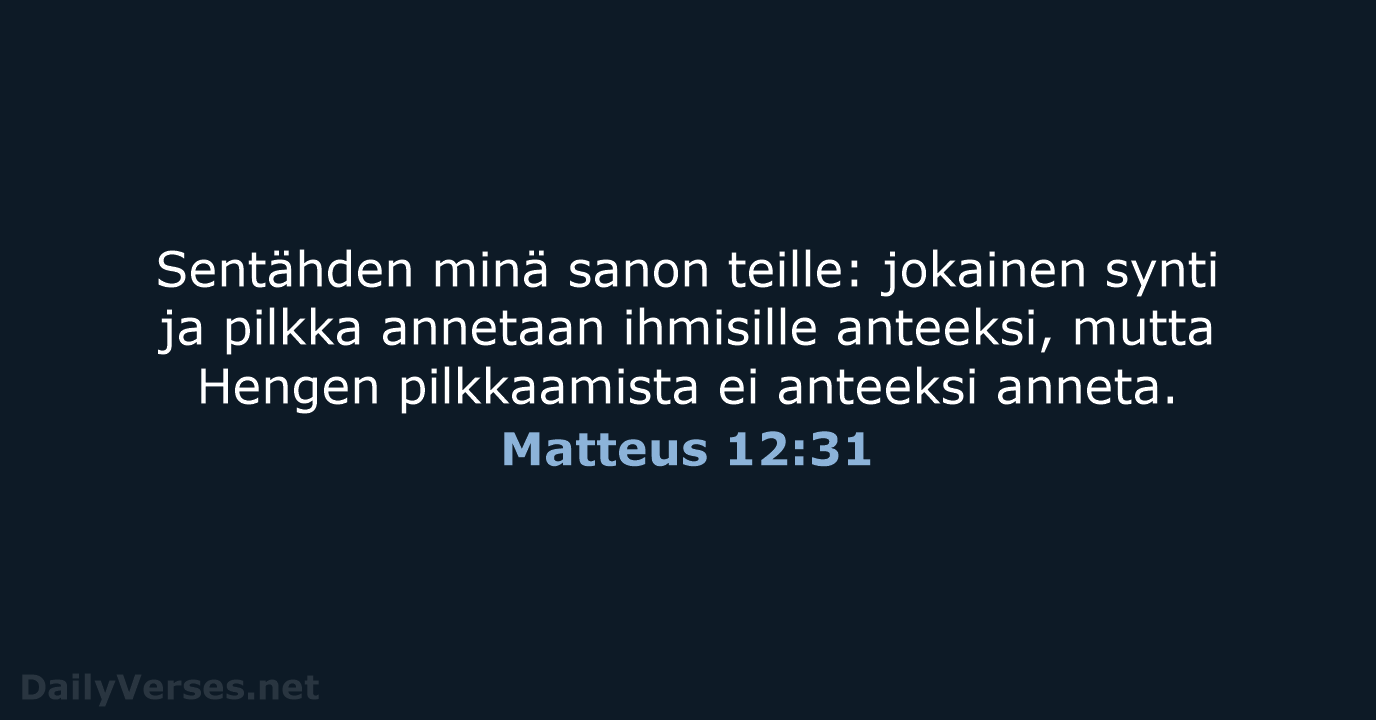 Matteus 12:31 - KR38