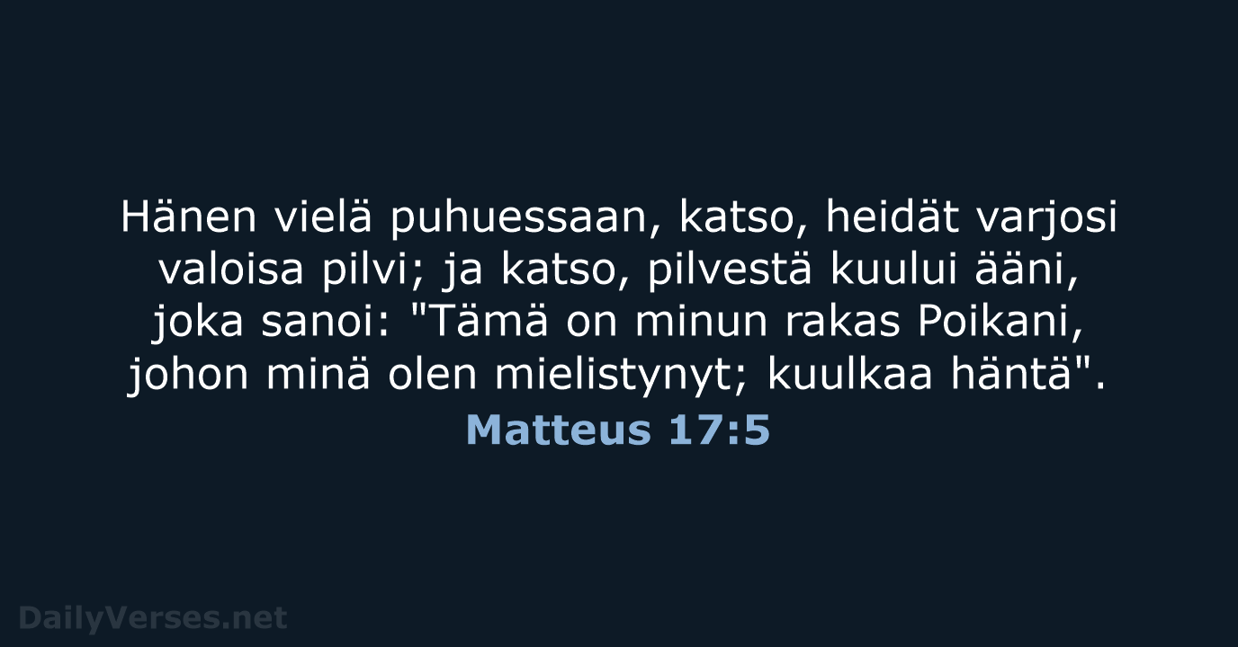 Matteus 17:5 - KR38