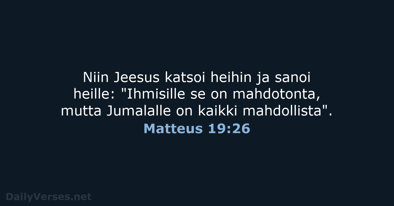 Matteus 19:26 - KR38