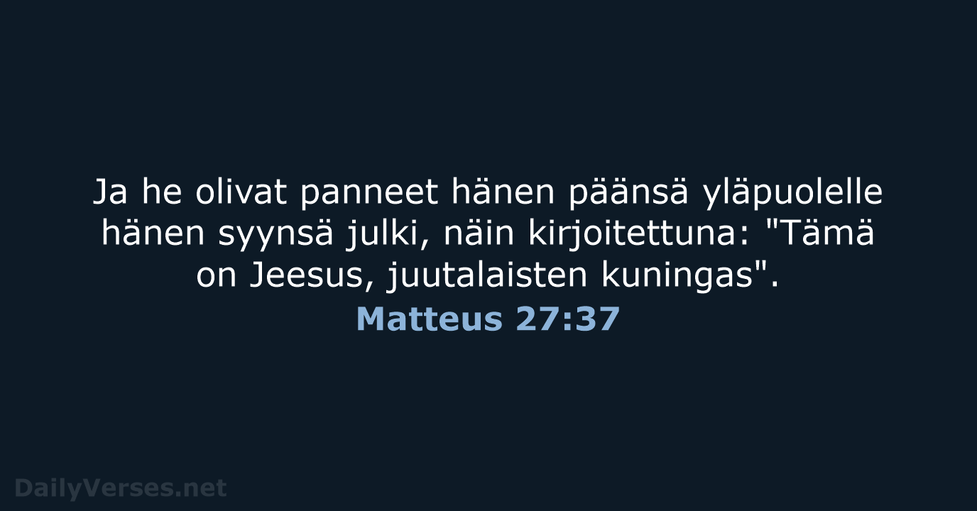 Matteus 27:37 - KR38