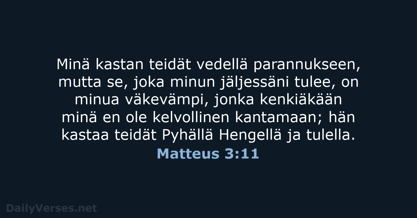 Matteus 3:11 - KR38