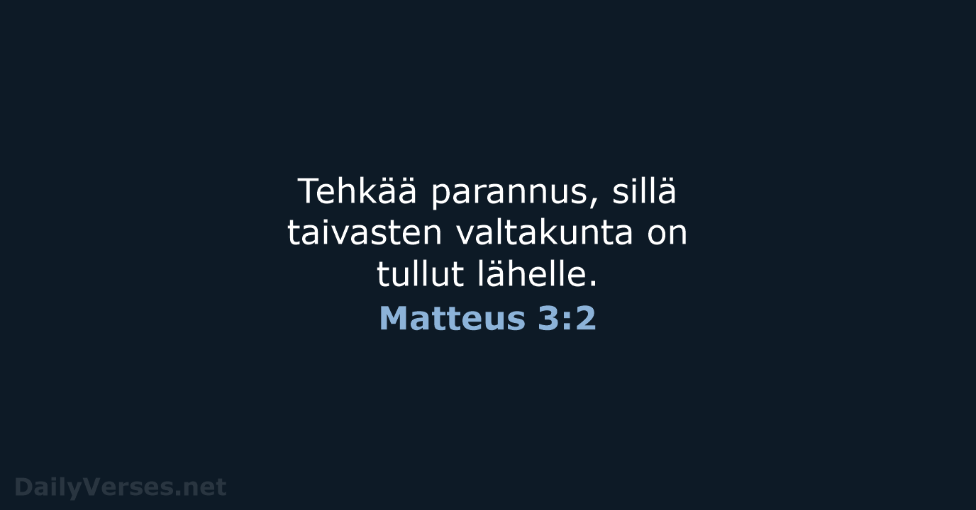 Matteus 3:2 - KR38