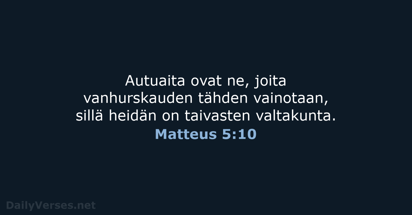 Matteus 5:10 - KR38