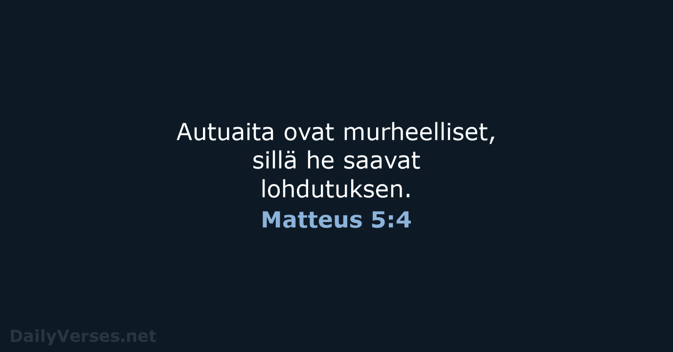 Matteus 5:4 - KR38