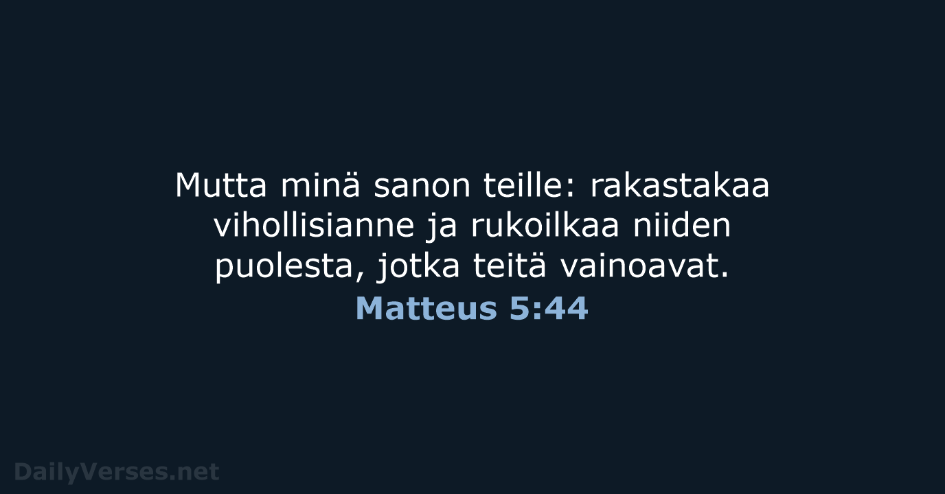 Matteus 5:44 - KR38