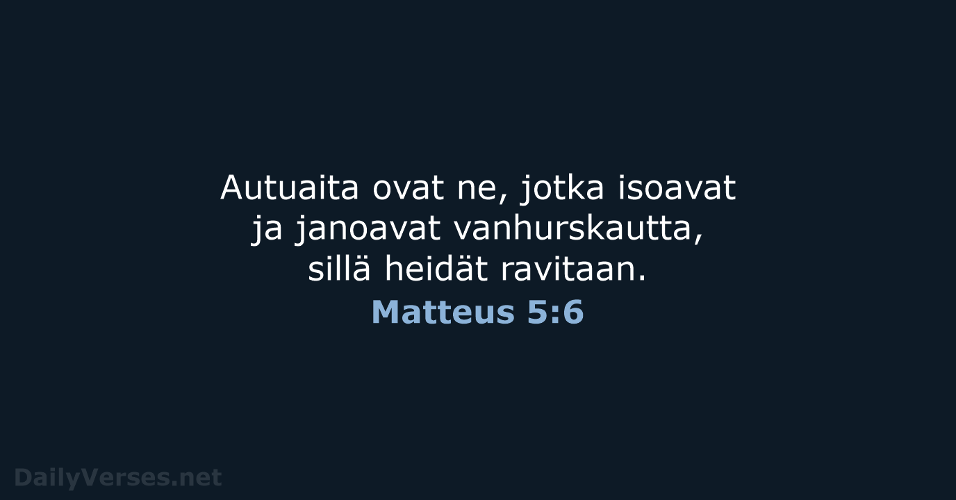 Matteus 5:6 - KR38