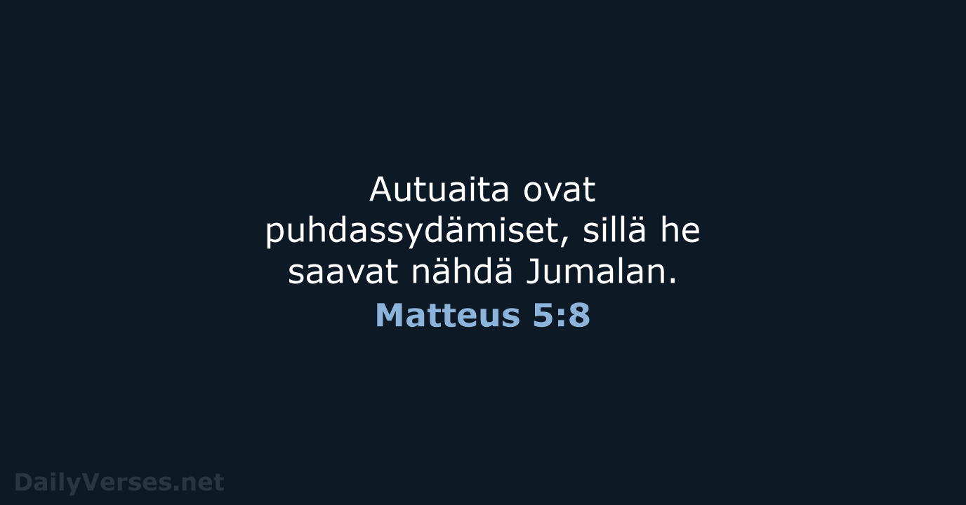 Matteus 5:8 - KR38