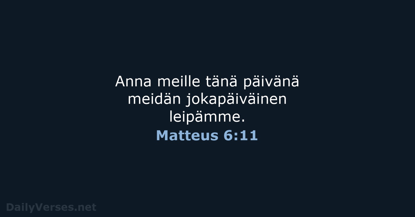 Matteus 6:11 - KR38