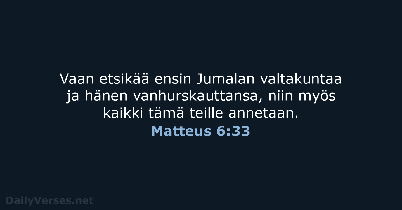 Matteus 6:33 - KR38