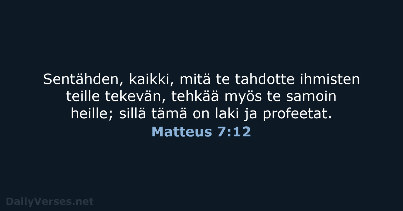 Matteus 7:12 - KR38