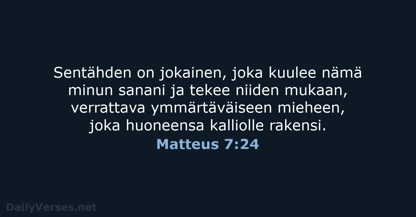 Matteus 7:24 - KR38