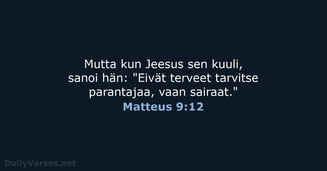 Matteus 9:12 - KR38