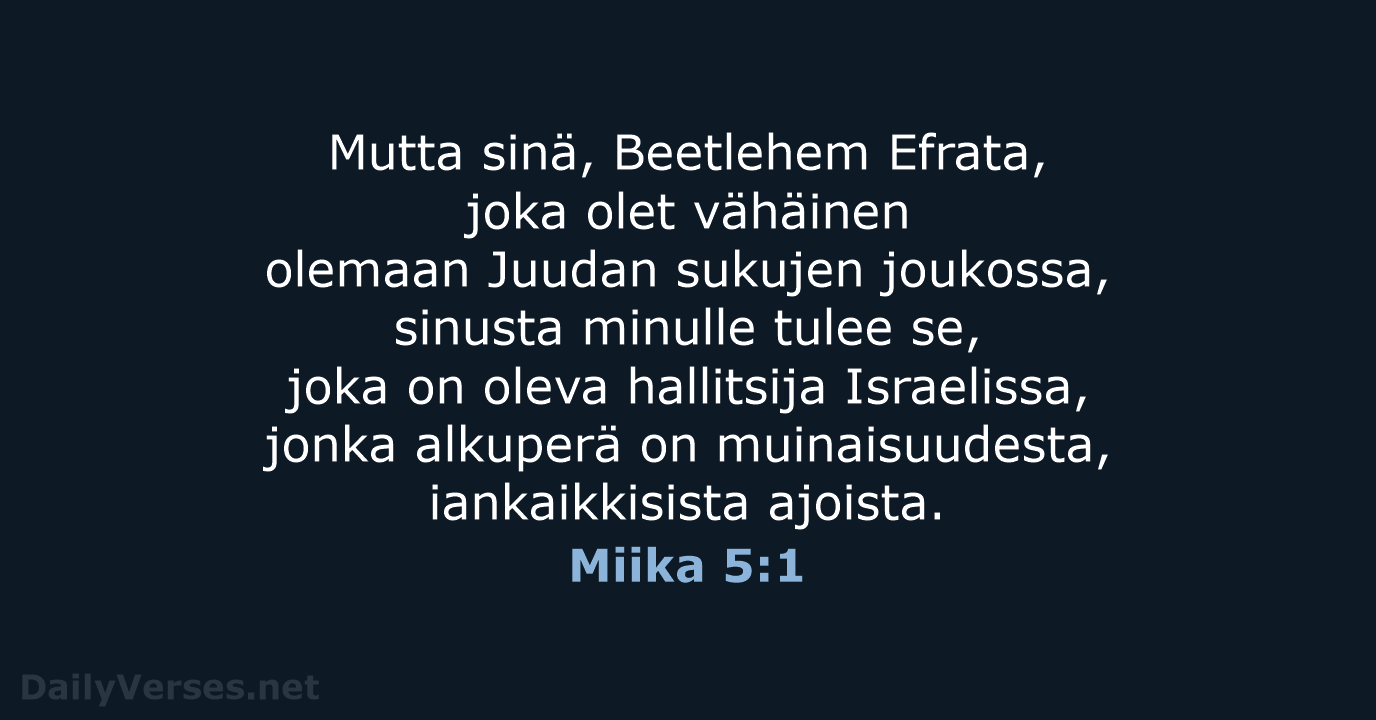 Miika 5:1 - KR38