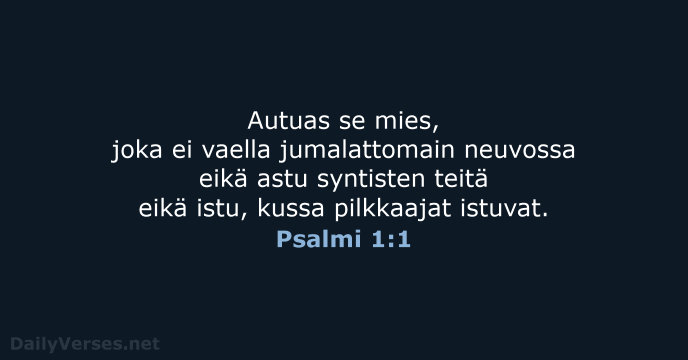 Psalmi 1:1 - KR38