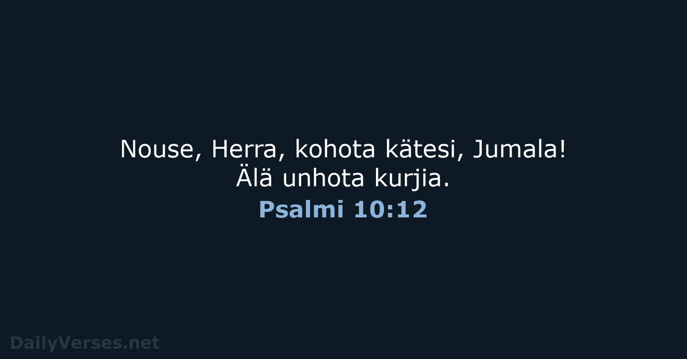 Psalmi 10:12 - KR38