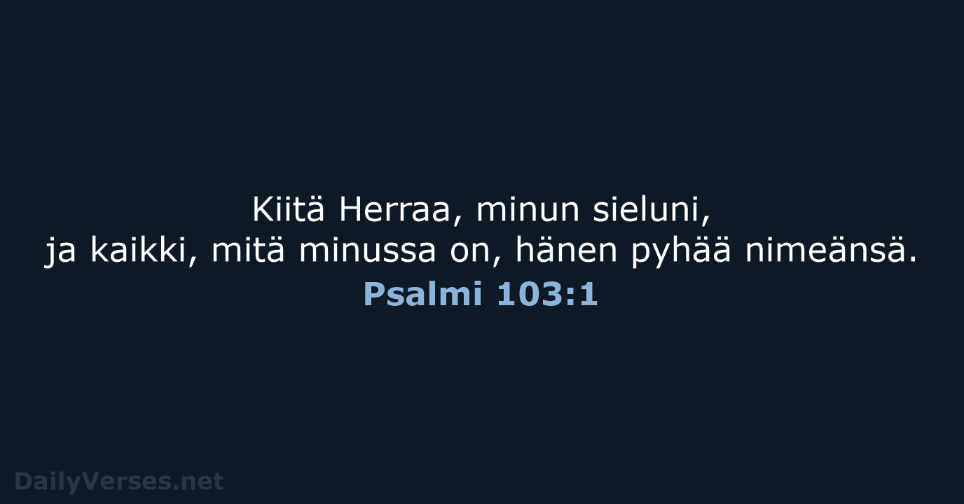 Psalmi 103:1 - KR38