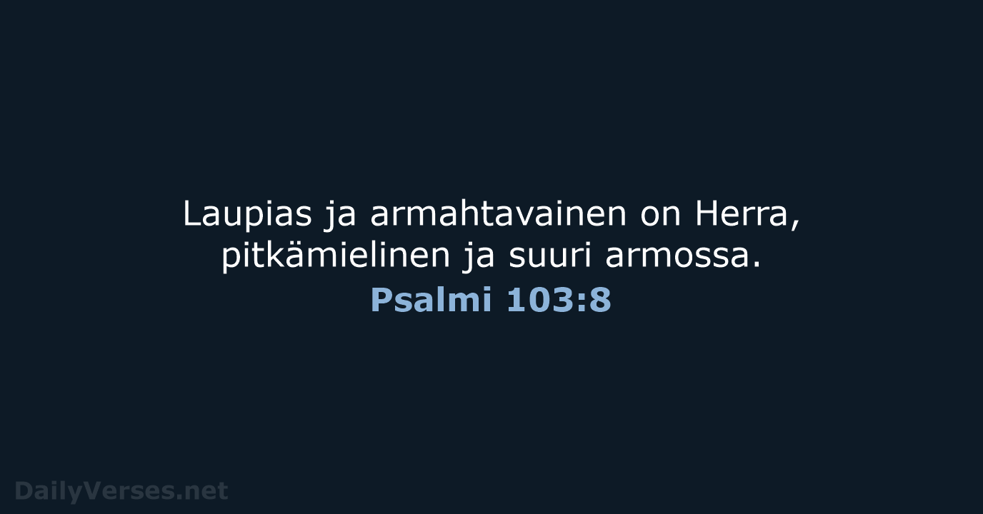 Psalmi 103:8 - KR38