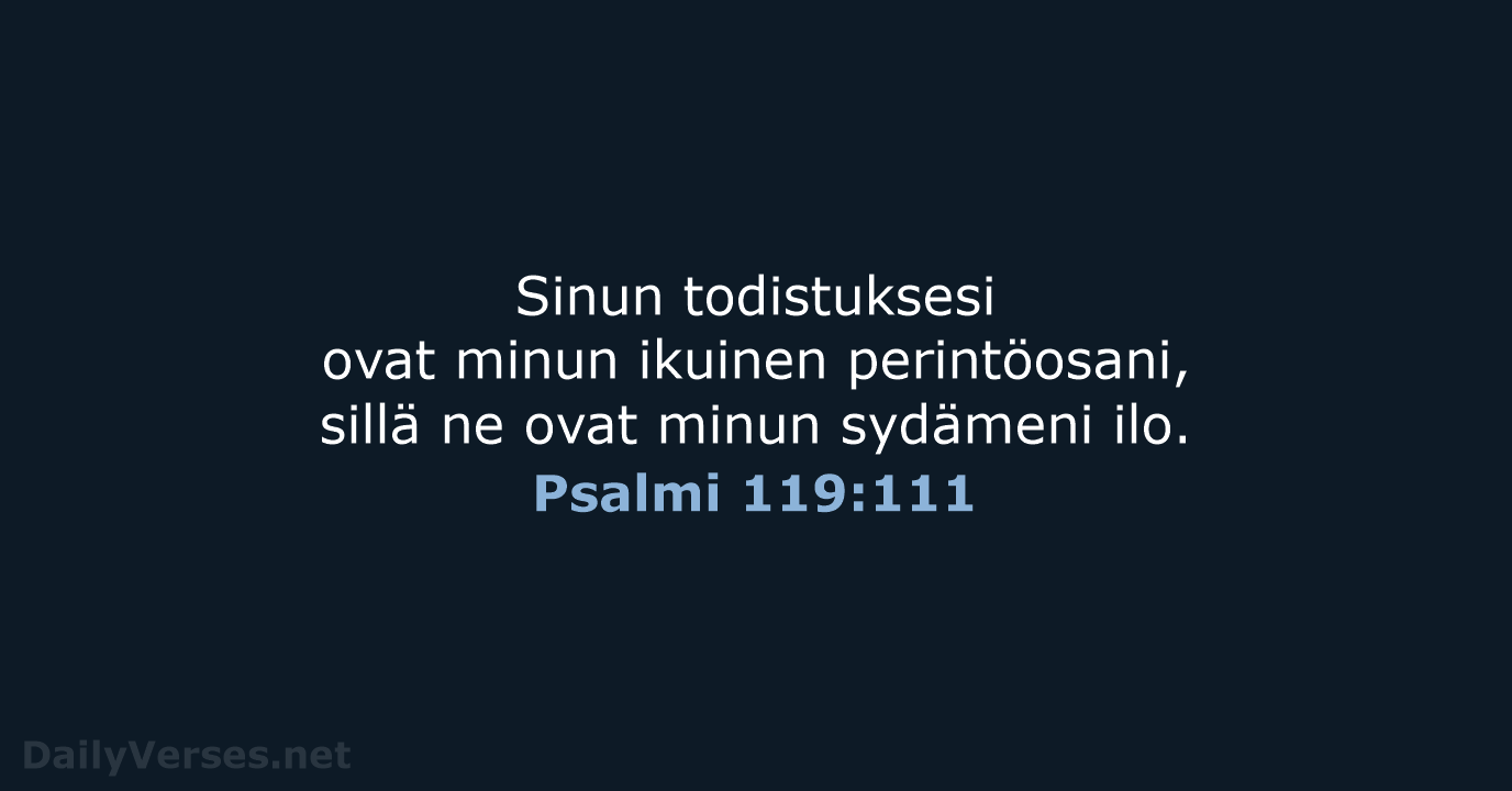 Psalmi 119:111 - KR38