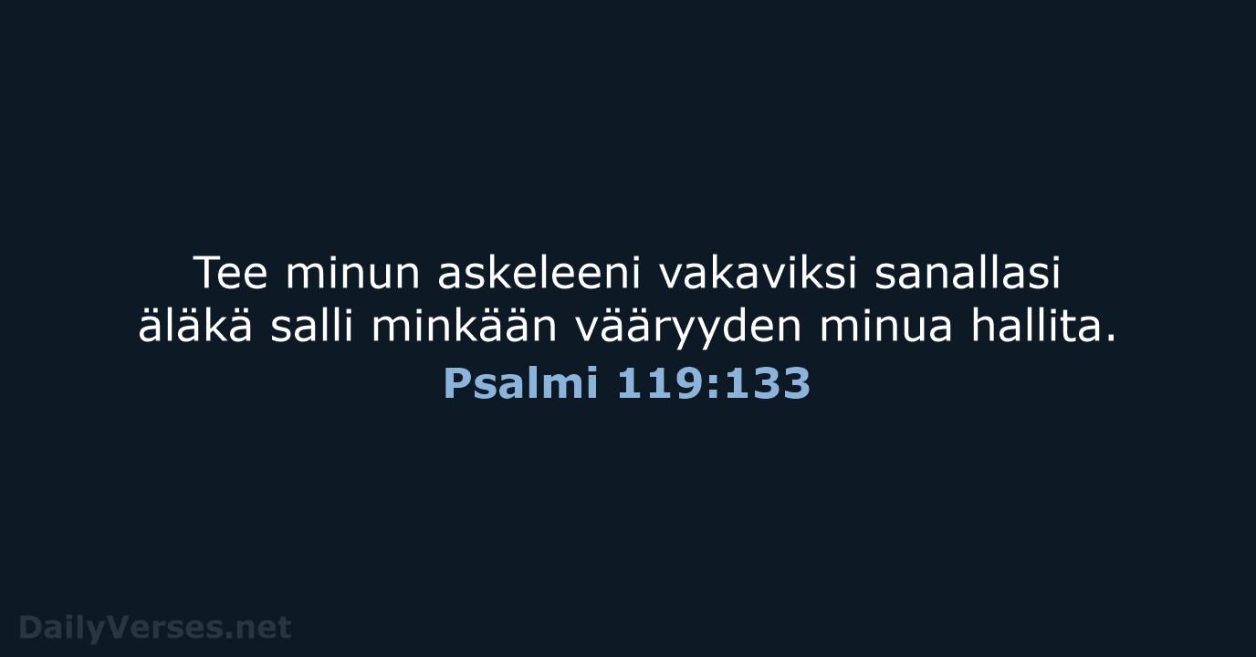 Psalmi 119:133 - KR38