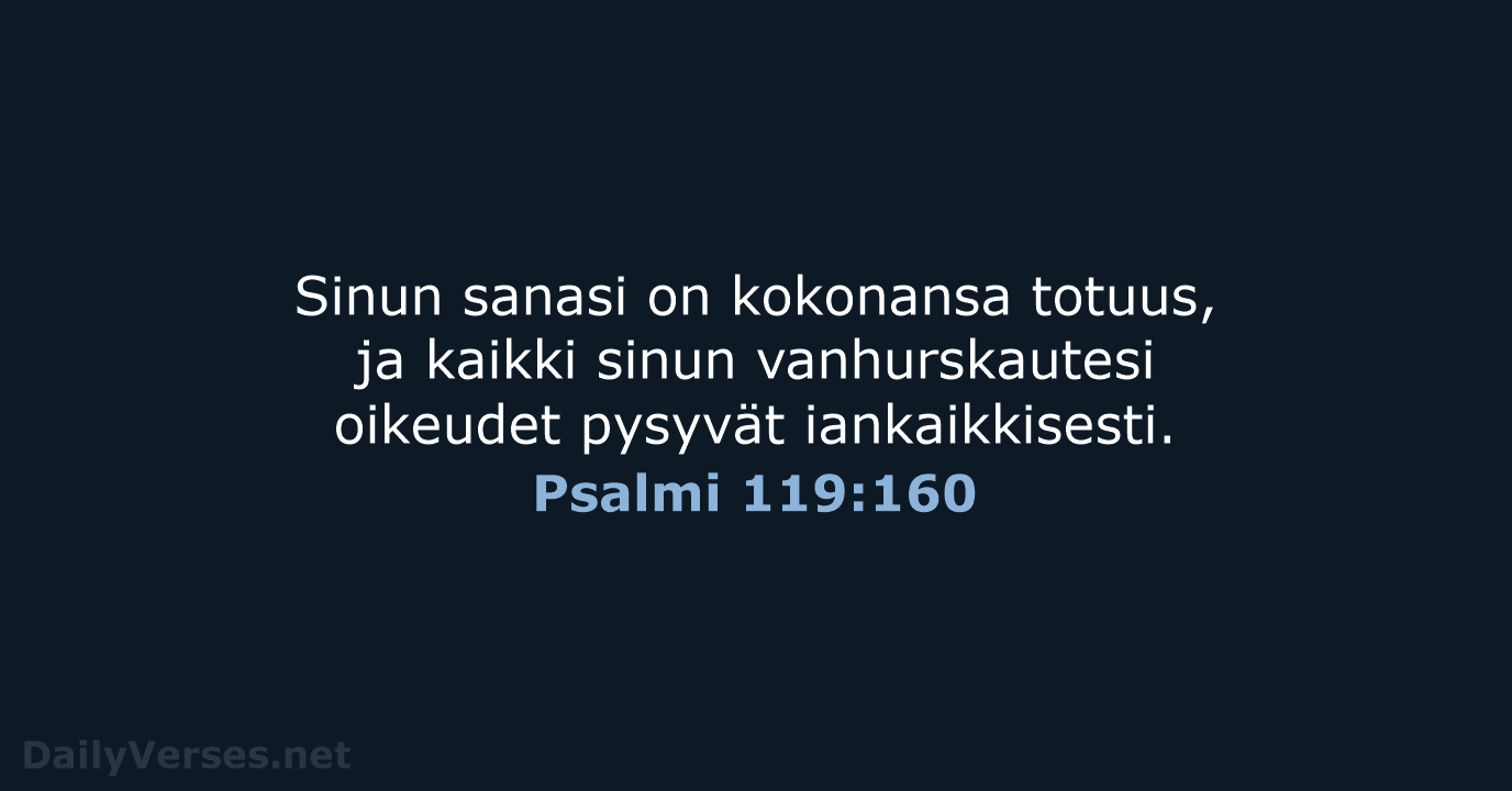 Psalmi 119:160 - KR38