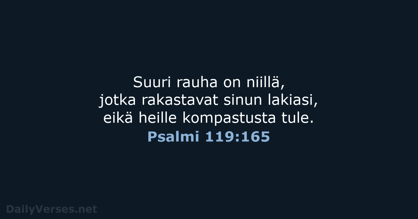 Psalmi 119:165 - KR38