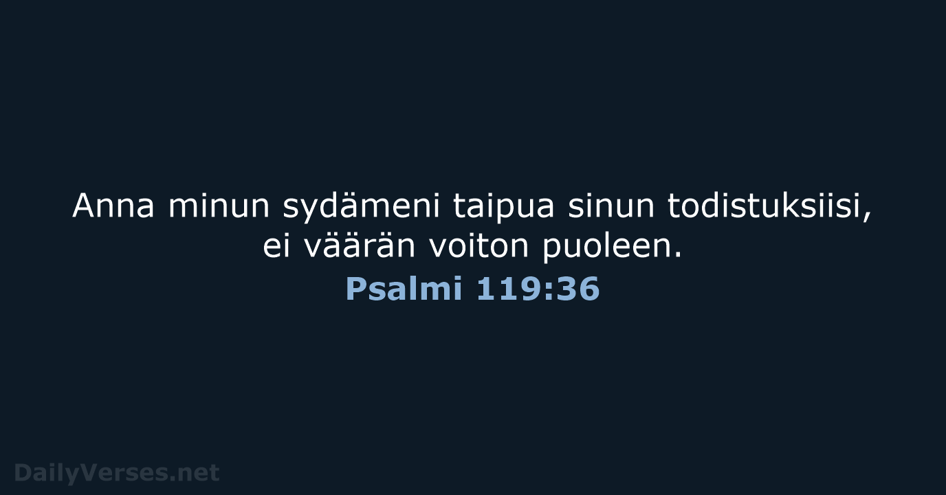 Psalmi 119:36 - KR38