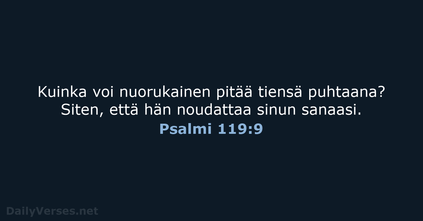 Psalmi 119:9 - KR38