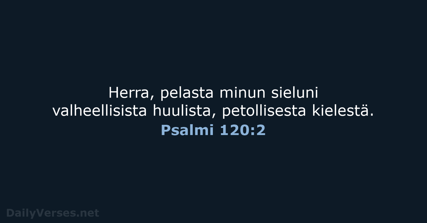 Psalmi 120:2 - KR38