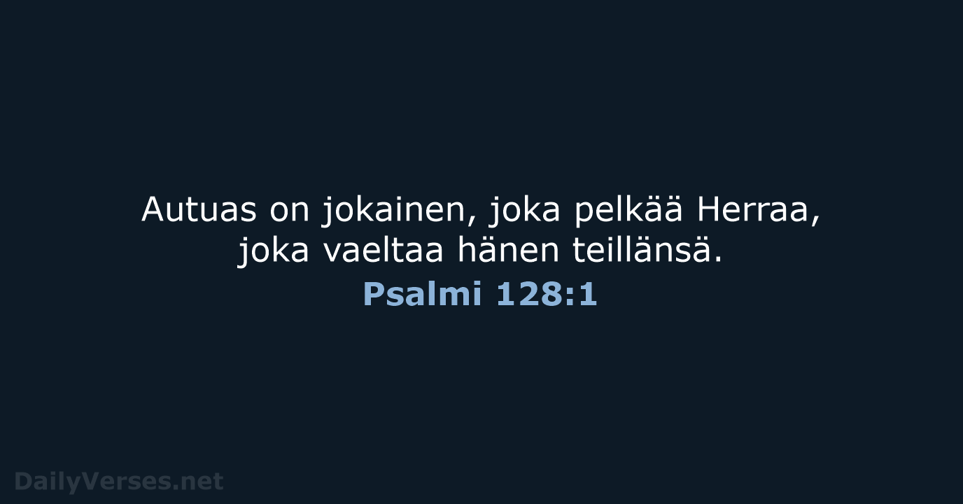 Psalmi 128:1 - KR38