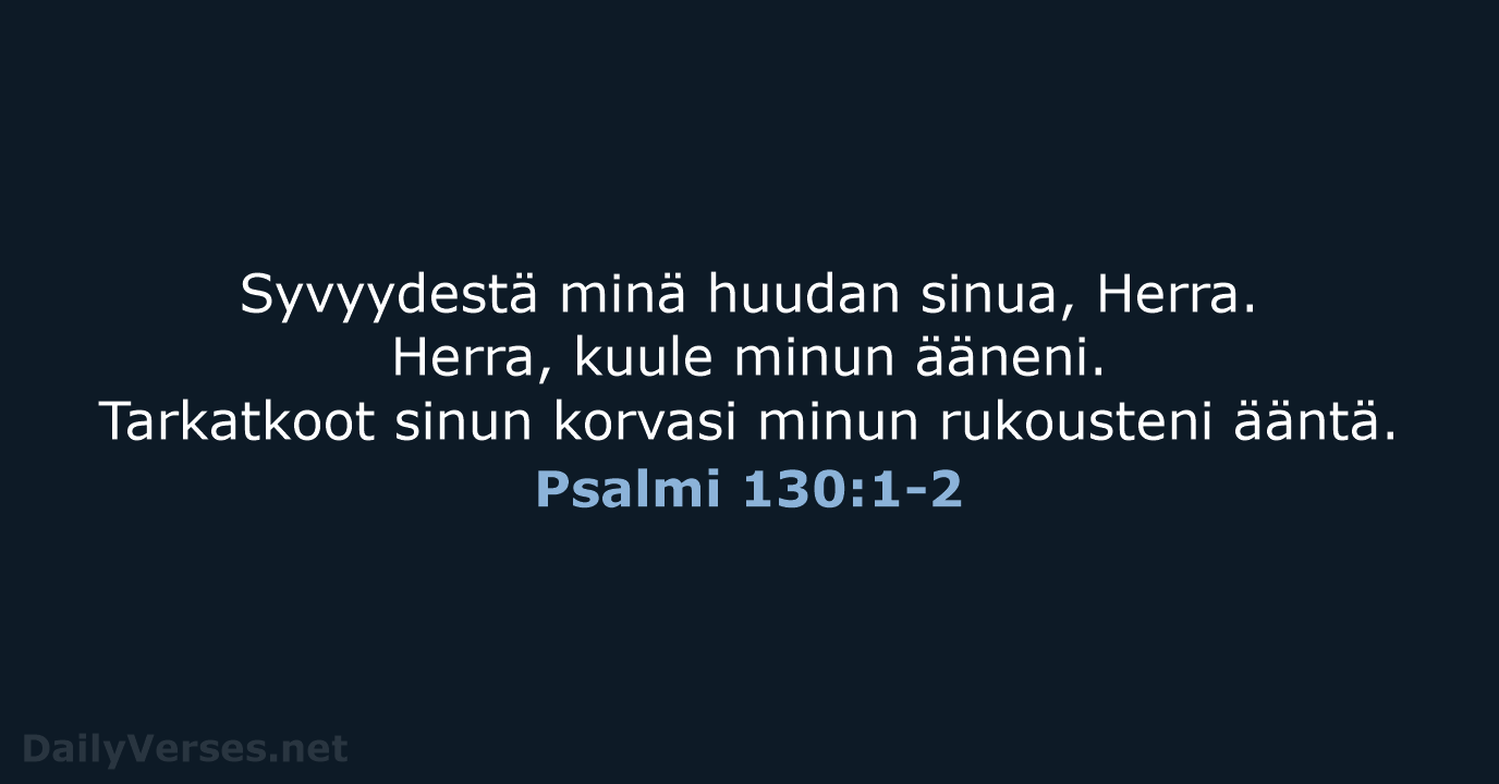 Psalmi 130:1-2 - KR38