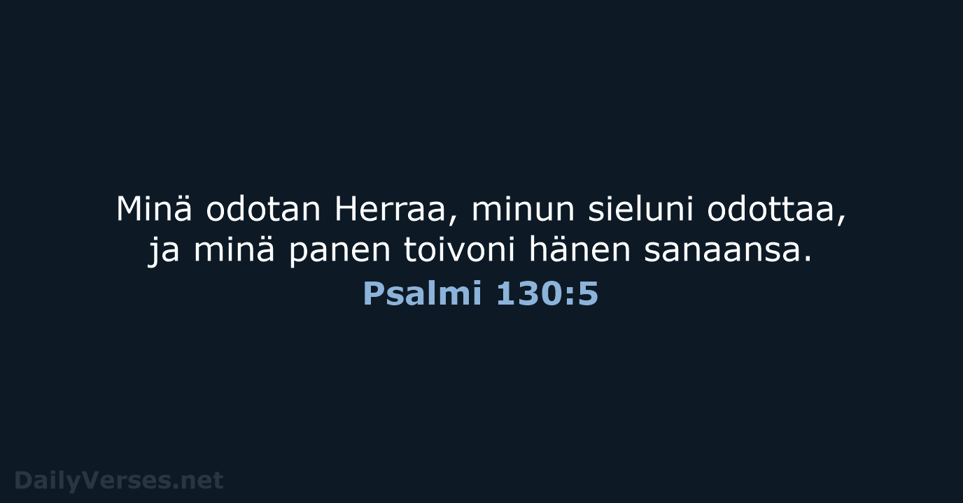 Psalmi 130:5 - KR38